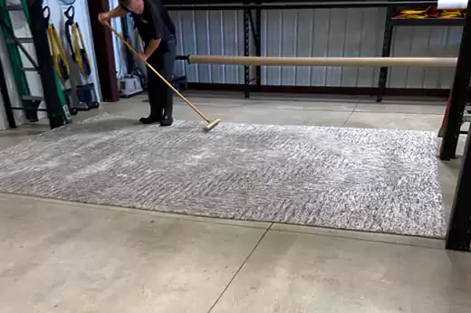 Carpet Dusting Process