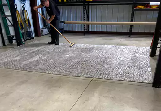Carpet Dusting Process